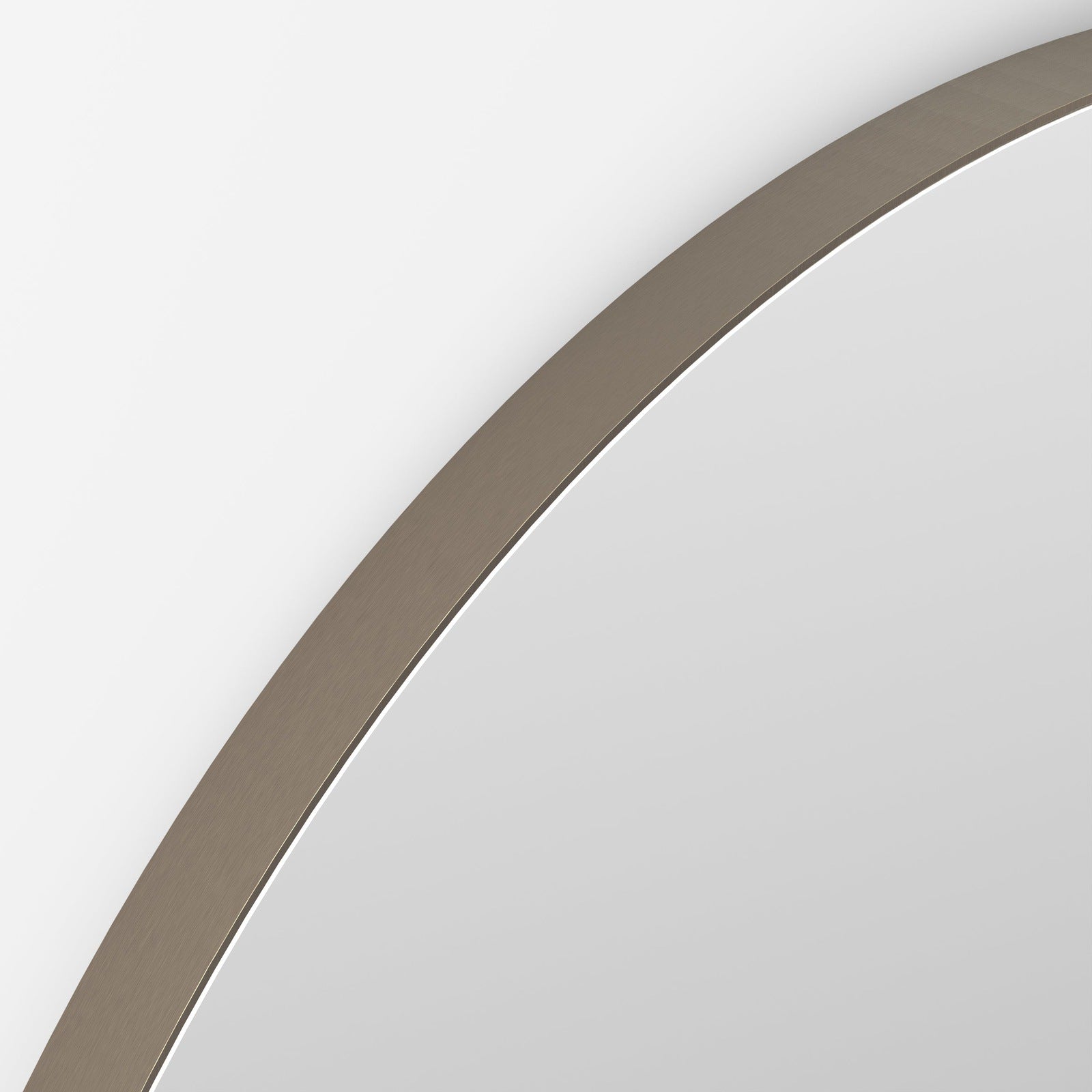 Origins Living Oslo Round Mirror 100cm Brushed Bronze - Hot Tub Shop