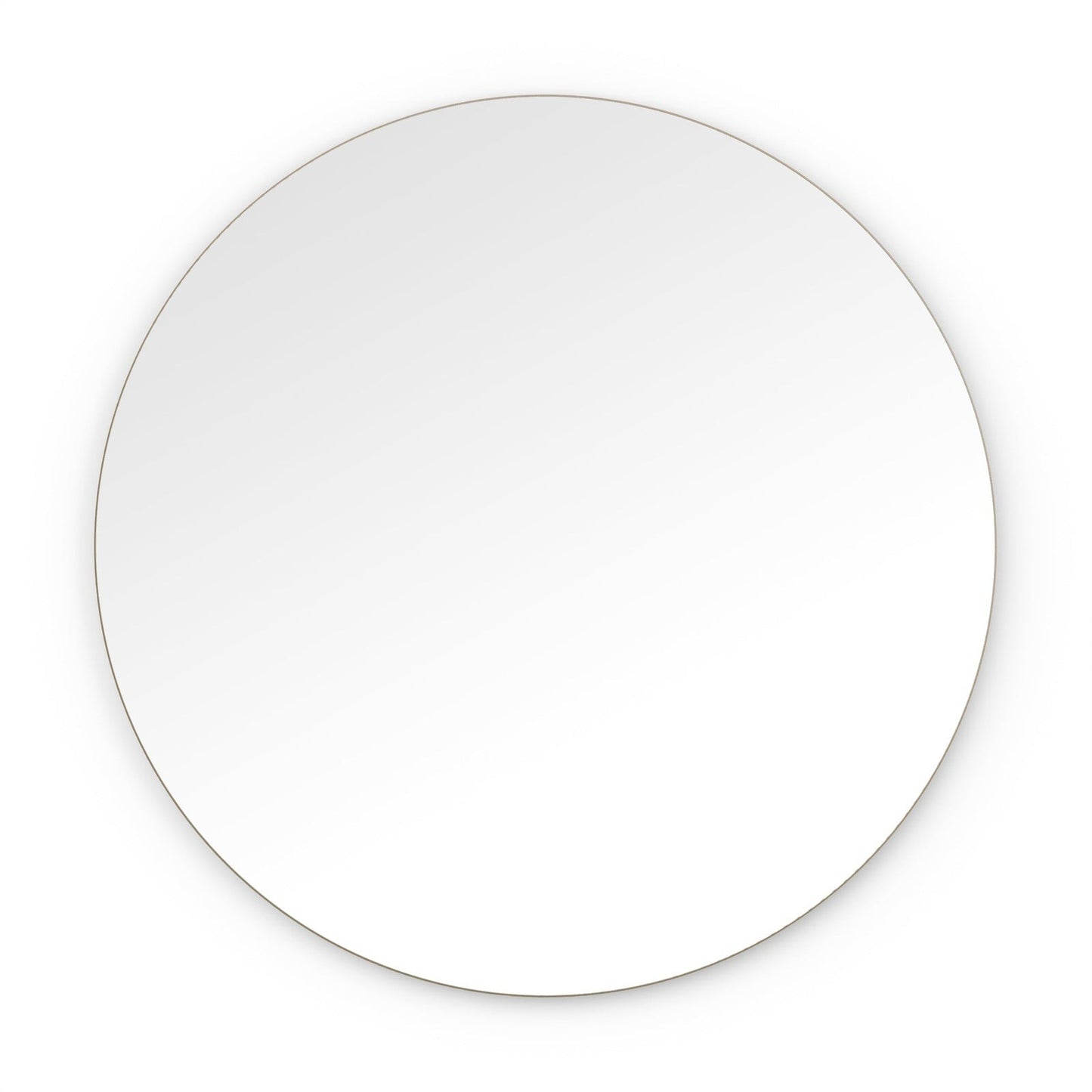 Origins Living Oslo Round Mirror 100cm Brushed Bronze - Hot Tub Shop