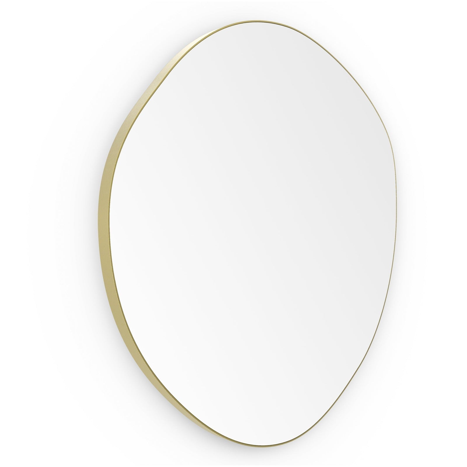Origins Living Oslo Organic Mirror 60 60x58cm Brushed Brass - Hot Tub Shop