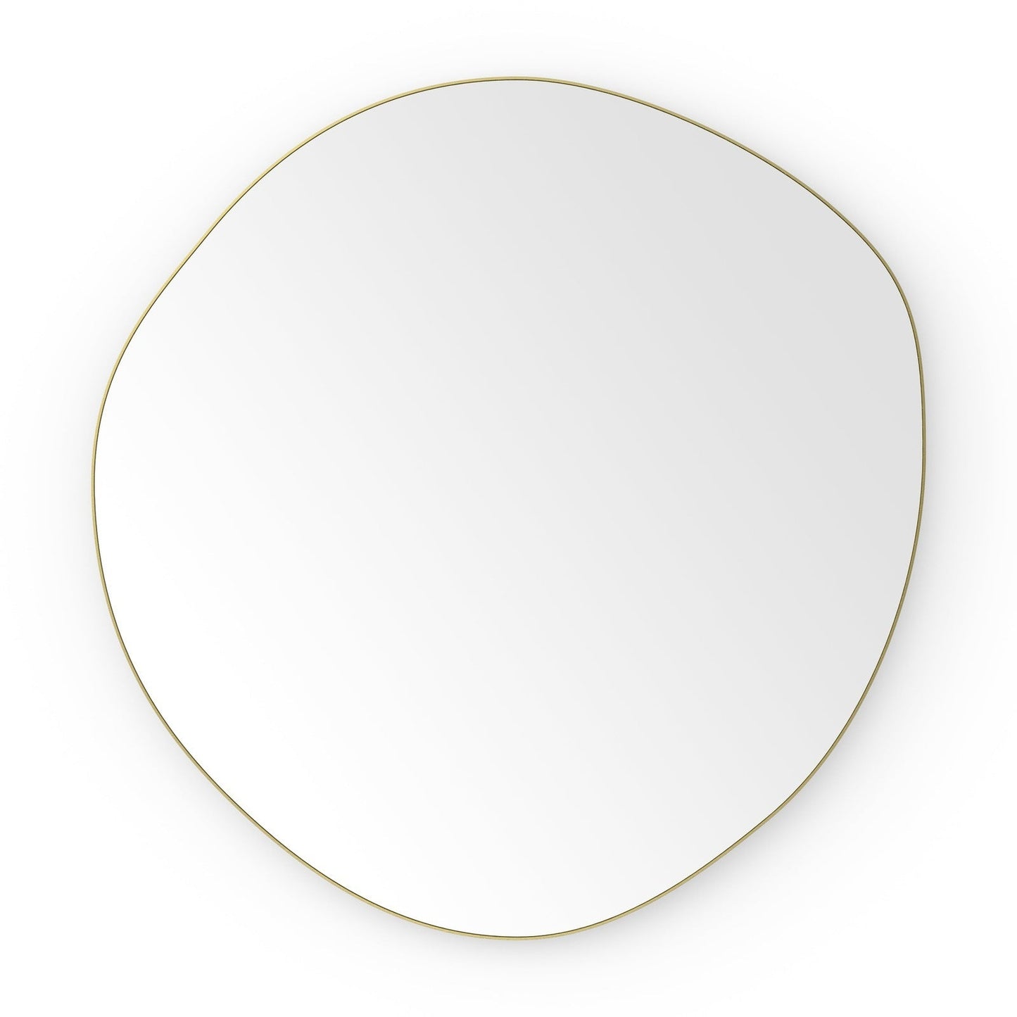 Origins Living Oslo Organic Mirror 60 60x58cm Brushed Brass - Hot Tub Shop