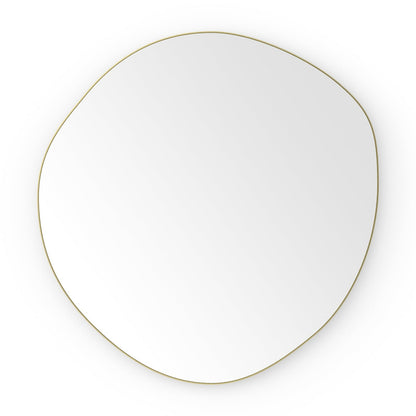 Origins Living Oslo Organic Mirror 60 60x58cm Brushed Brass - Hot Tub Shop