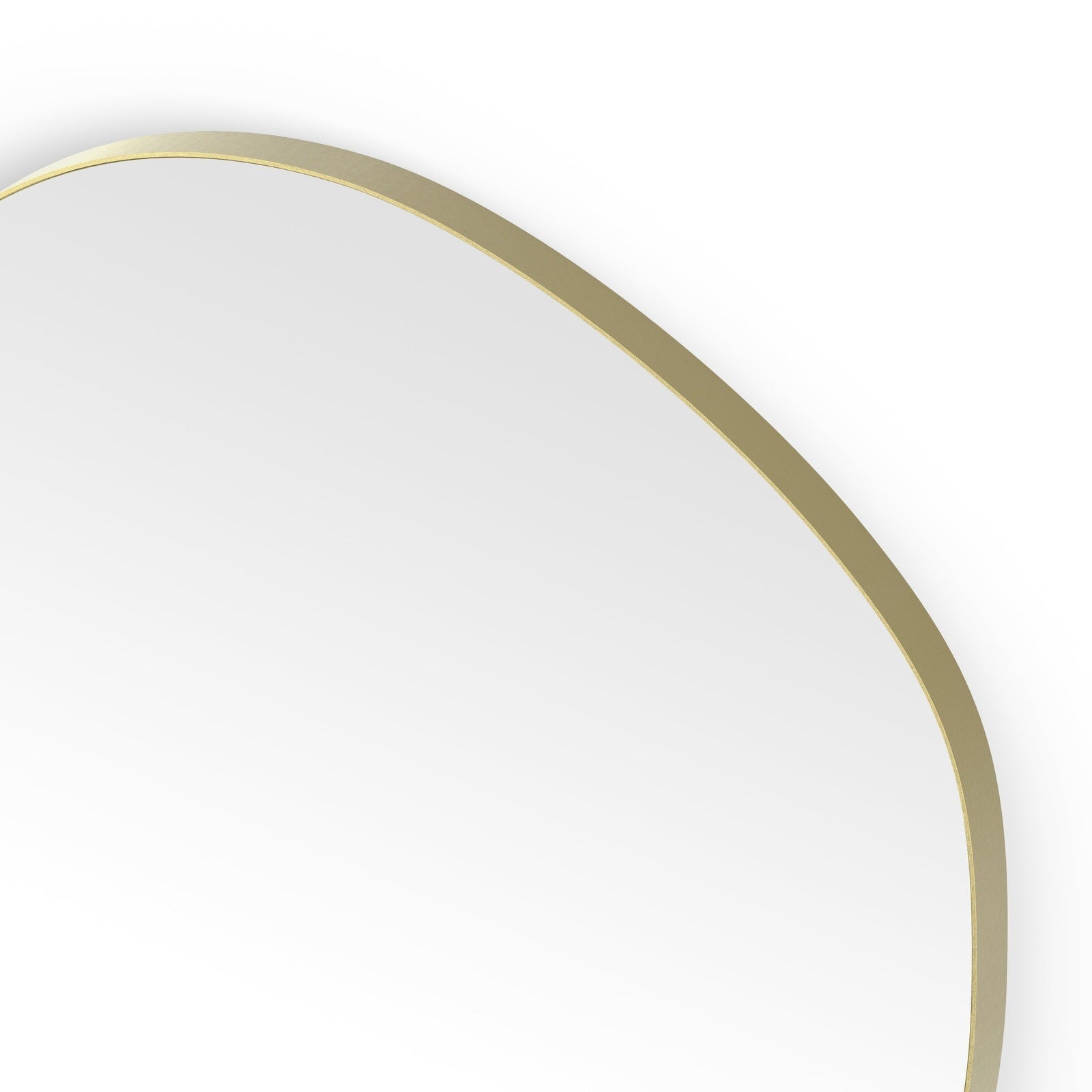 Origins Living Oslo Organic Mirror 60 60x58cm Brushed Brass - Hot Tub Shop