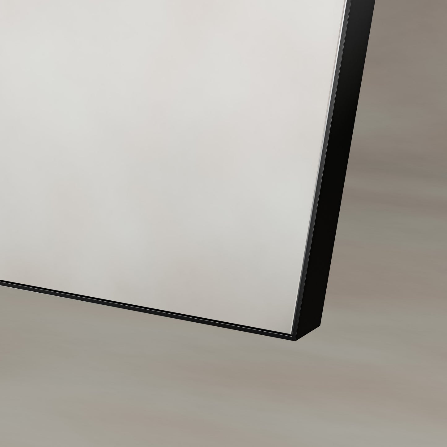 Origins Living Oslo Irregular Hexagon Mirror 55 X 80cm Matt Black