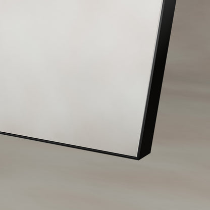 Origins Living Oslo Irregular Hexagon Mirror 55 X 80cm Matt Black