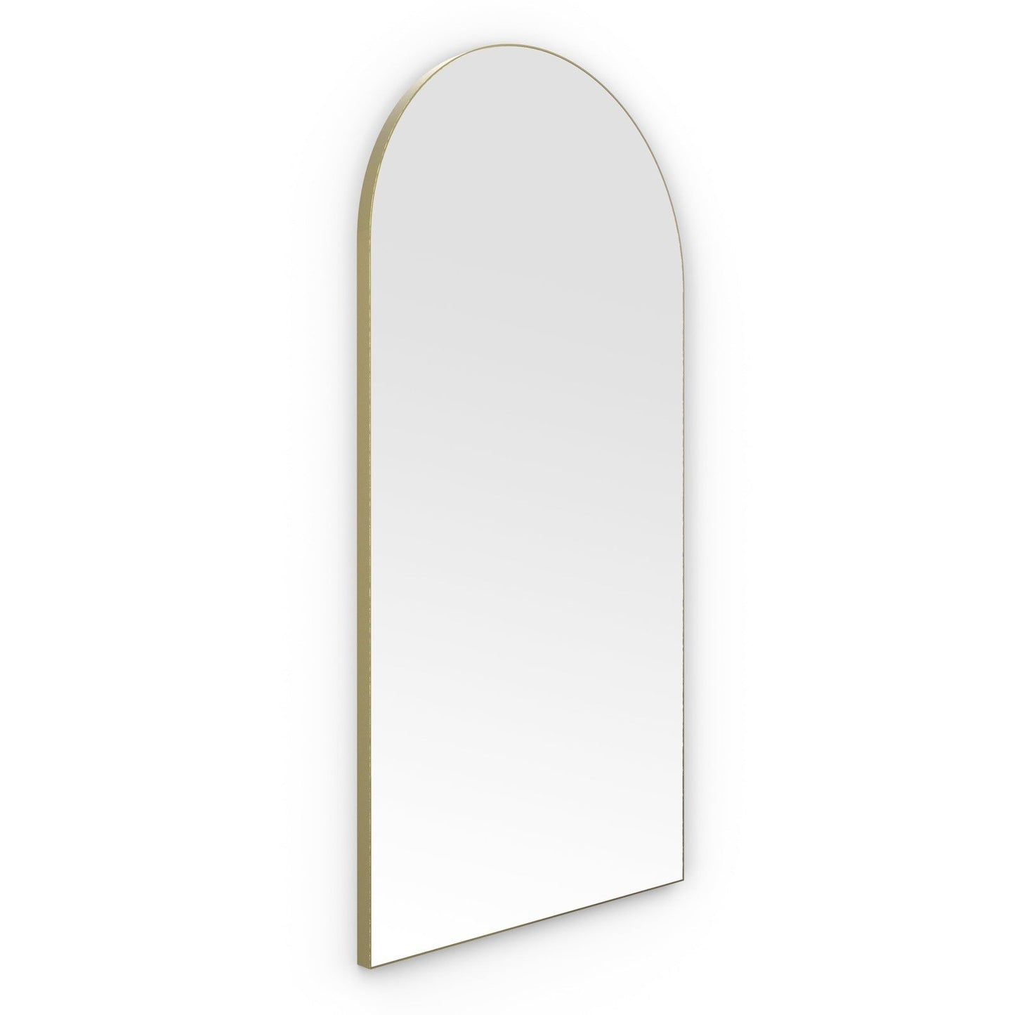 Origins Living Oslo Arch Mirror 50x100cm Brushed Brass - Hot Tub Shop