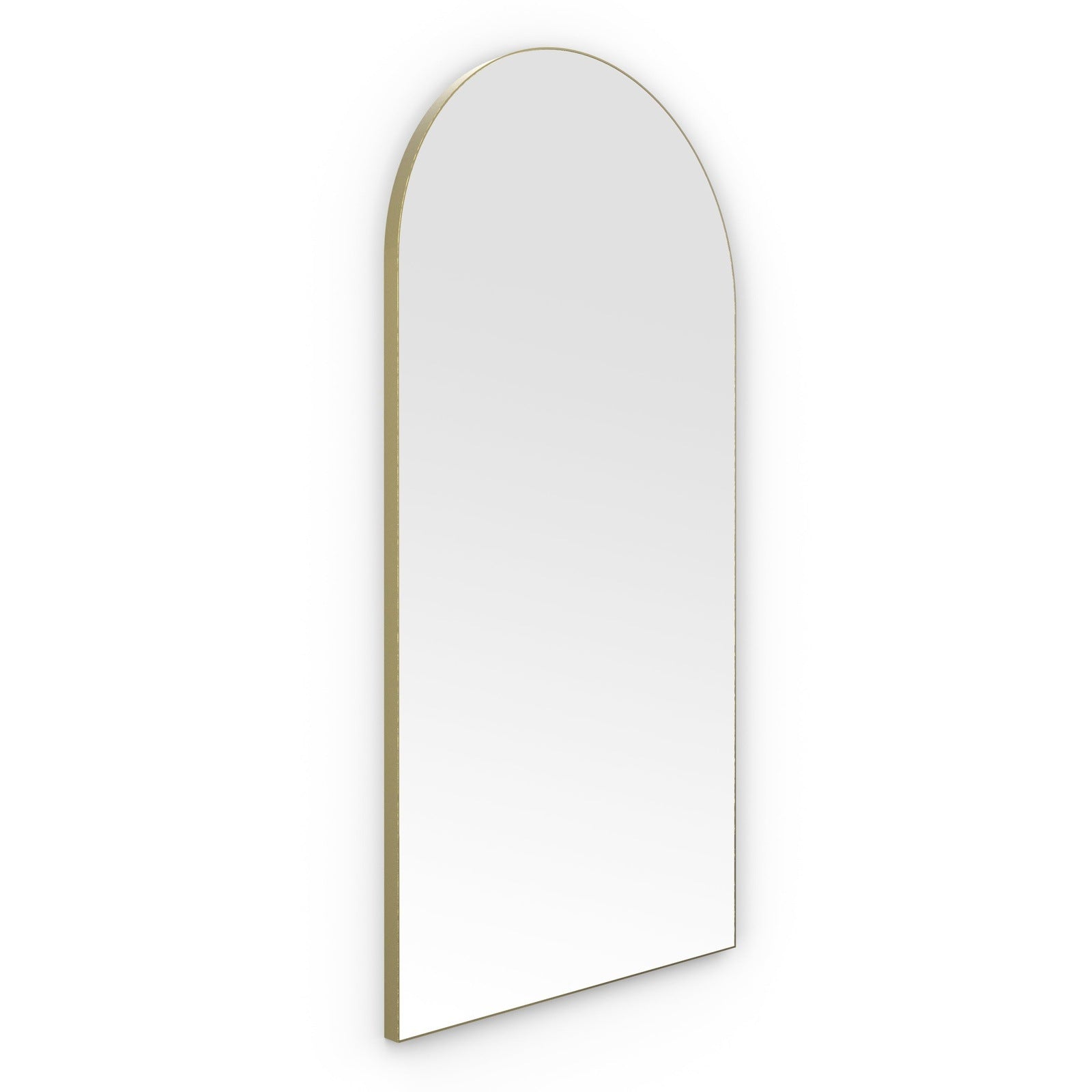Origins Living Oslo Arch Mirror 50x100cm Brushed Brass - Hot Tub Shop