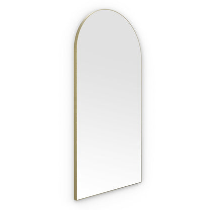 Origins Living Oslo Arch Mirror 50x100cm Brushed Brass - Hot Tub Shop