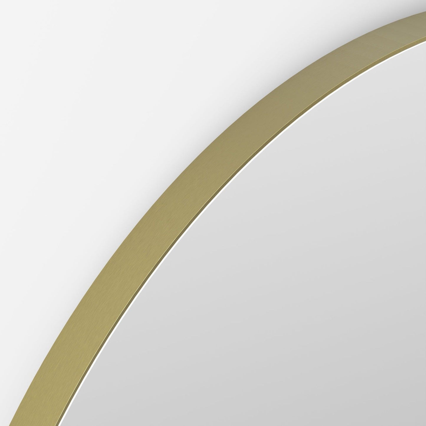 Origins Living Oslo Arch Mirror 50x100cm Brushed Brass - Hot Tub Shop