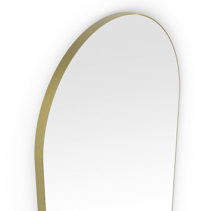 Origins Living Oslo Arch Mirror 50x100cm Brushed Brass - Hot Tub Shop