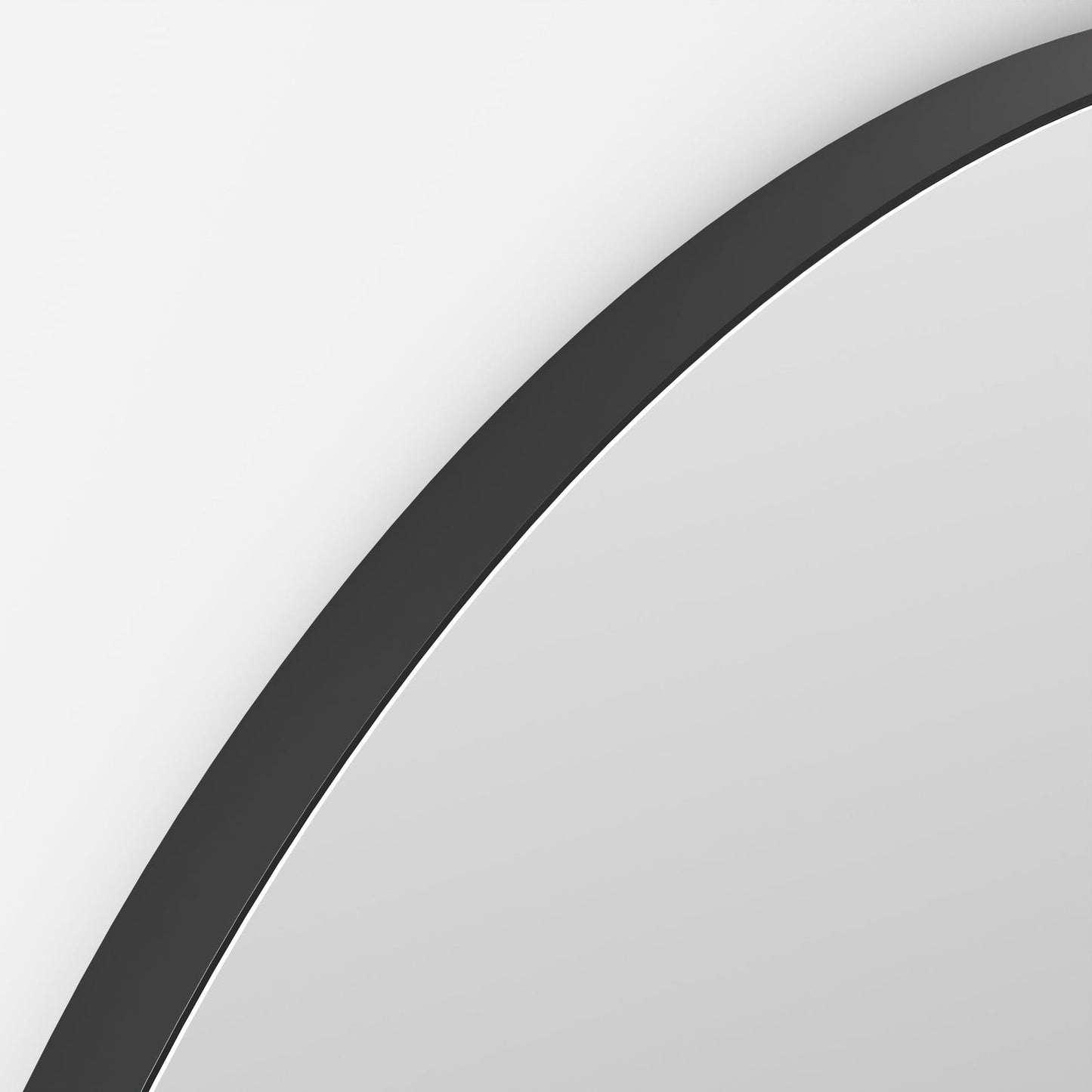 Origins Living Oslo Arch Mirror 50x100cm Matt Black