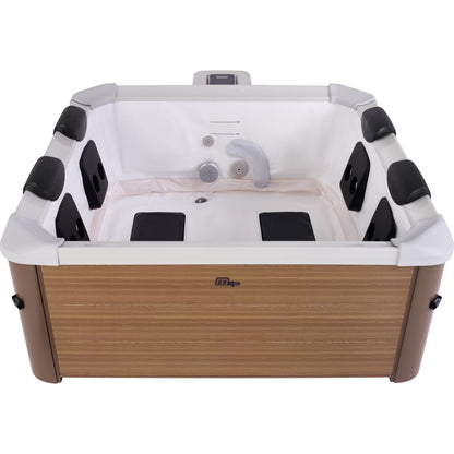 MSpa Oslo 4-6 Person Portable Hard Frame Hot Tub Spa - Amber - Hot Tub Shop