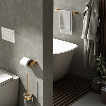 Origins Living Gedy Pirenei Double Swing Towel Rail Brushed Gold