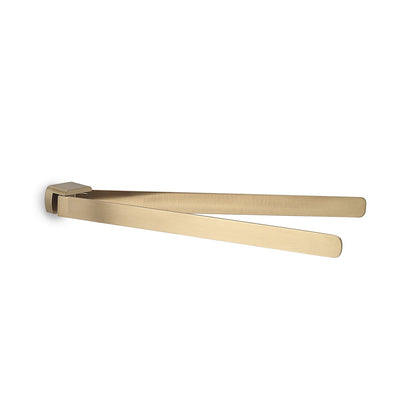 Origins Living Gedy Pirenei Double Swing Towel Rail Brushed Gold