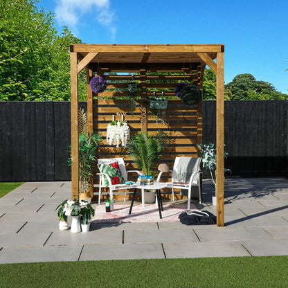 2m x 2m Pressure Treated Pergola