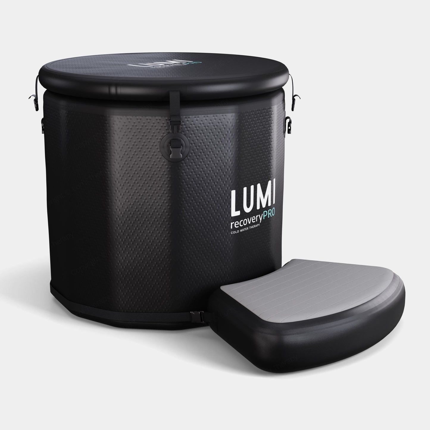 Lumi Pro Inflatable Barrel Step - Black - Hot Tub Shop