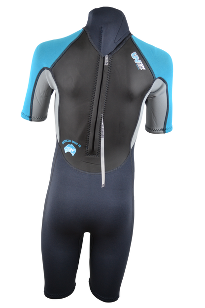 Kids 3/2mm Summer Wetsuit PULSE Shorty - Hot Tub Shop