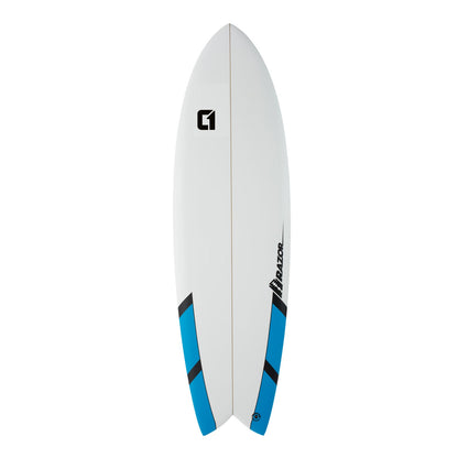 6ft 3 Razor Fish Tail Shortboard Surfboard in Matt Finish - Hot Tub Shop