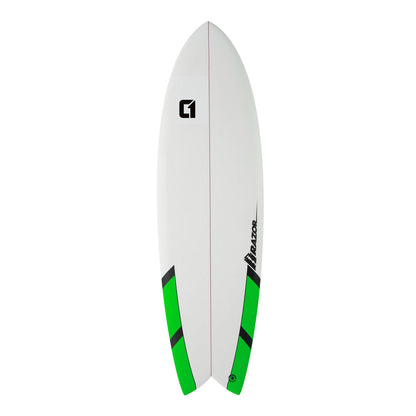 6ft 3 Razor Fish Tail Shortboard Surfboard in Matt Finish - Hot Tub Shop