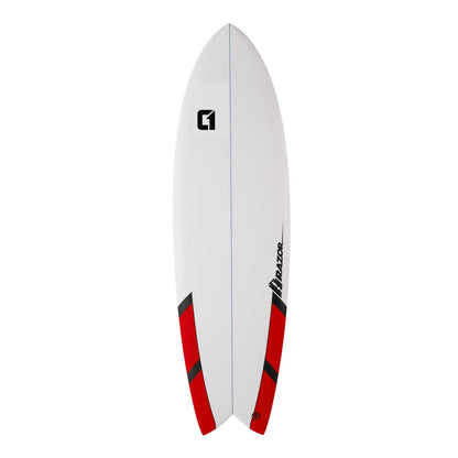 6ft 3 Razor Fish Tail Shortboard Surfboard in Matt Finish - Hot Tub Shop