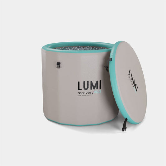 Lumi Recovery Pro Inflatable Ice Barrel - Grey - Hot Tub Shop