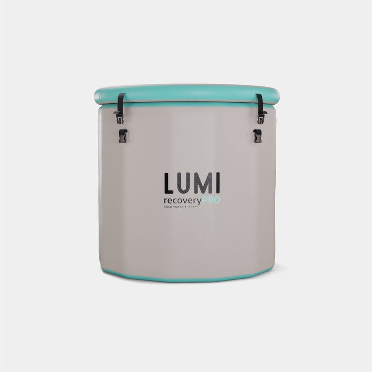 Lumi Recovery Pro Inflatable Ice Barrel - Grey - Hot Tub Shop