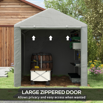Outsunny 1.6 x 2.2m Garden Storage Shed Portable Shed Tent