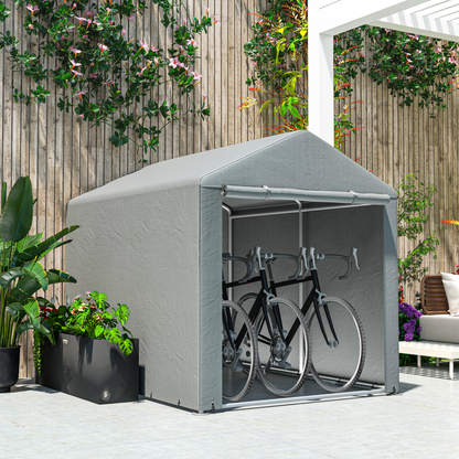 Outsunny 1.6 x 2.2m Garden Storage Shed Portable Shed Tent
