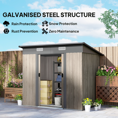 Outsunny Outdoor Garden Storage Shed for Patio