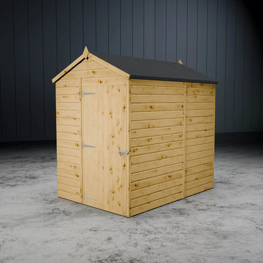 Modular Shiplap Apex Single Door Wooden Shed