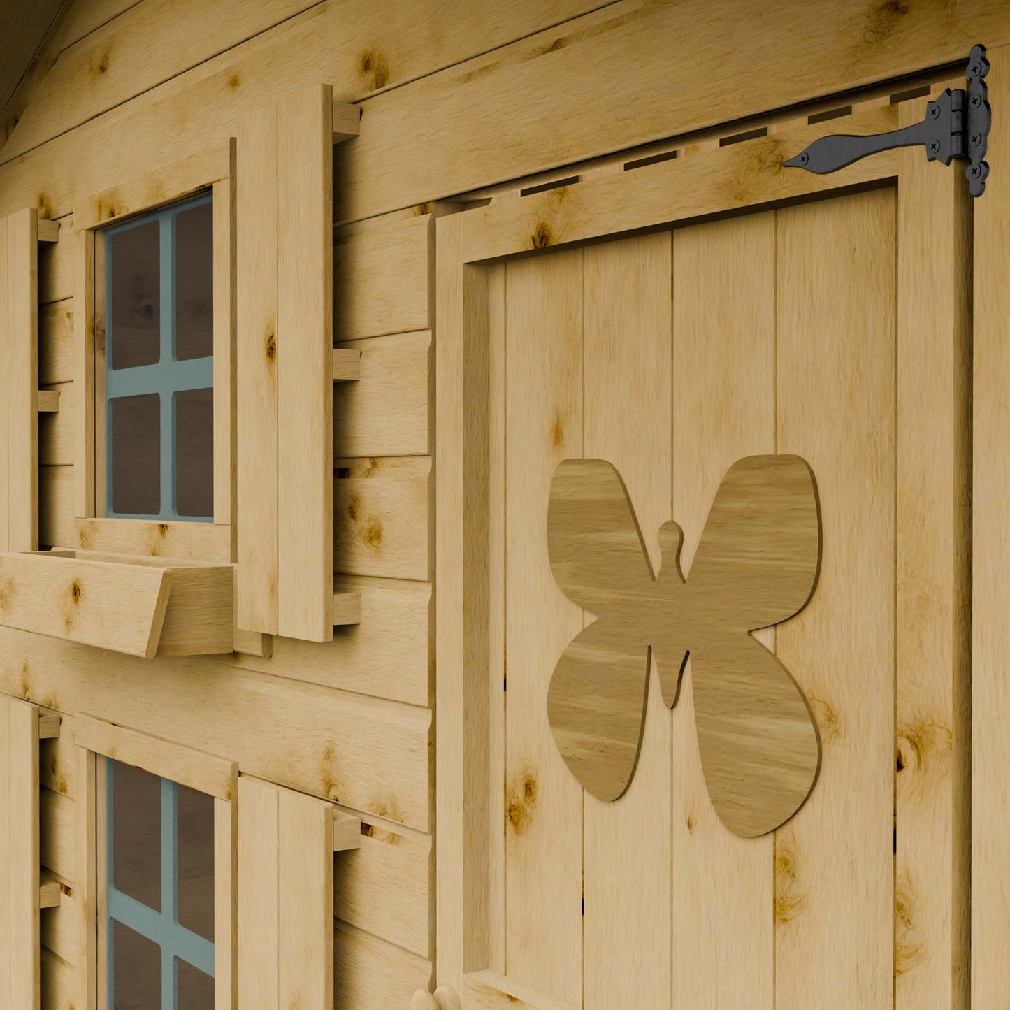 7 x 5 Snowdrop Wooden Playhouse with Loft