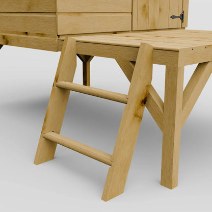 Snug Tower Wooden Playhouse with Slide