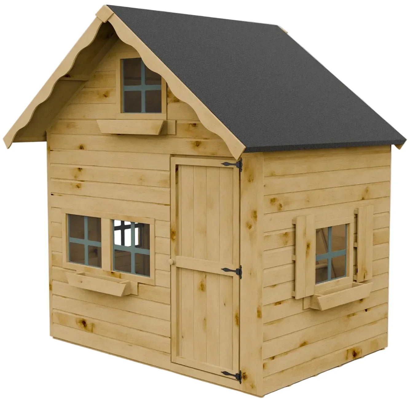 7 x 5 Double Storey Swiss Cottage Playhouse