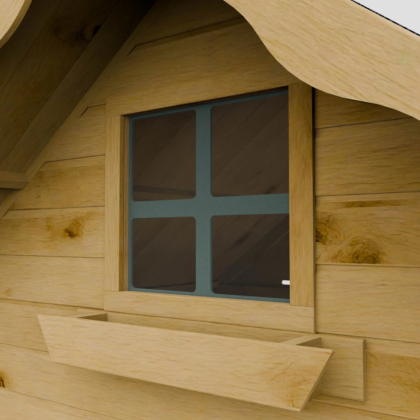 7 x 5 Double Storey Swiss Cottage Playhouse