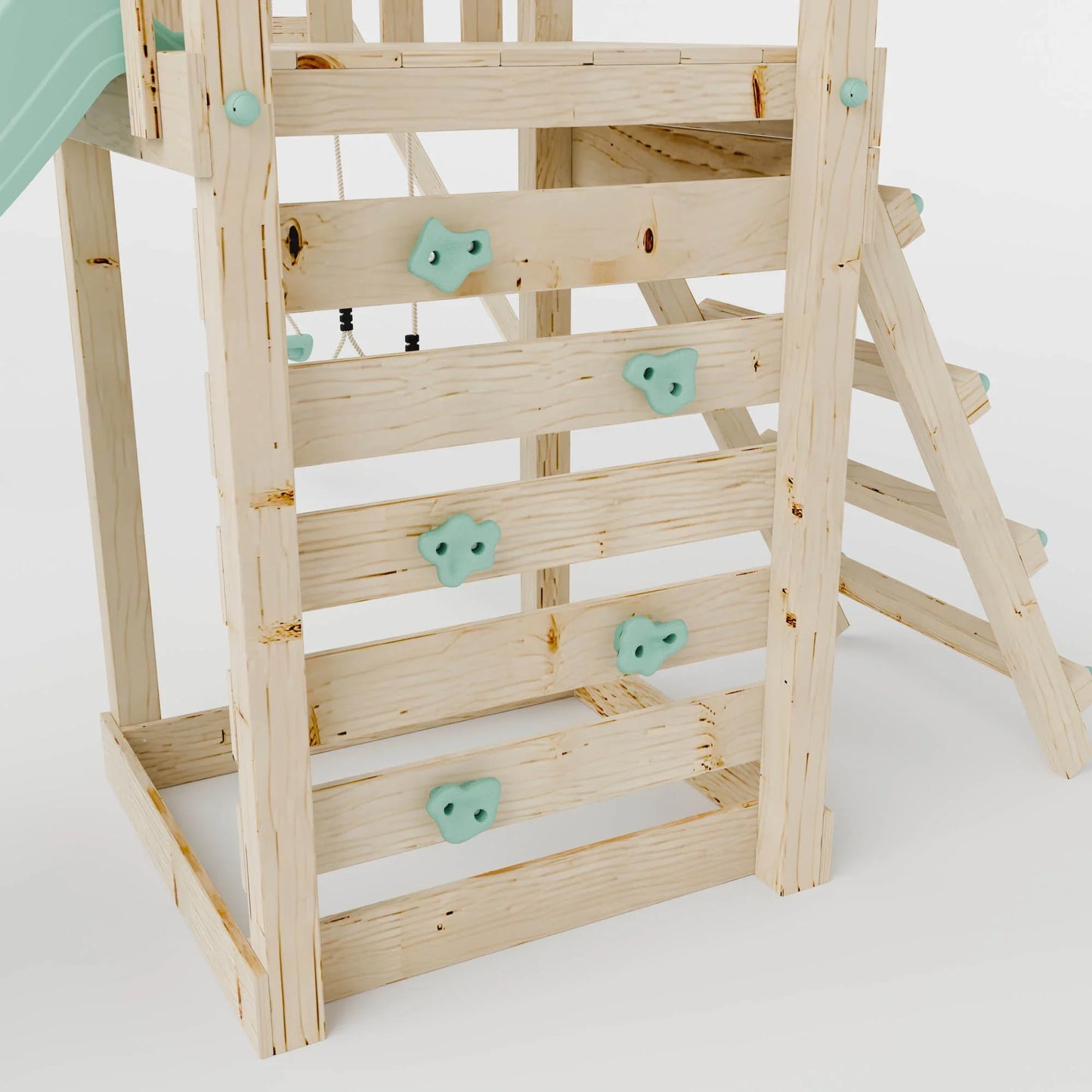Climbing Frame With Double Swing - Willow Way VII