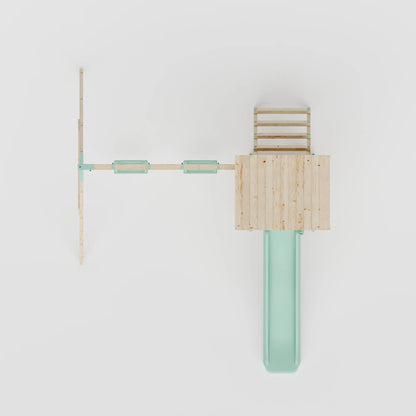 Climbing Frame With Double Swing - Willow Way VII