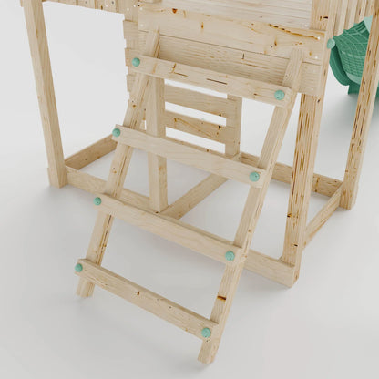 Extended Climbing Frame With Single Swing - Willow Way V