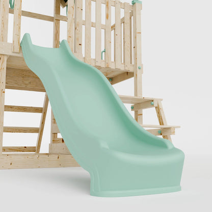 Extended Climbing Frame With Single Swing & Picnic Table - Enchanted Grove VI