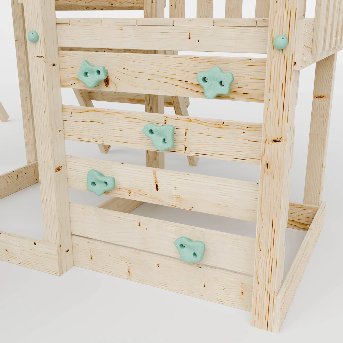 Climbing Frame & Step Up With Single Swing - Enchanted Grove IV