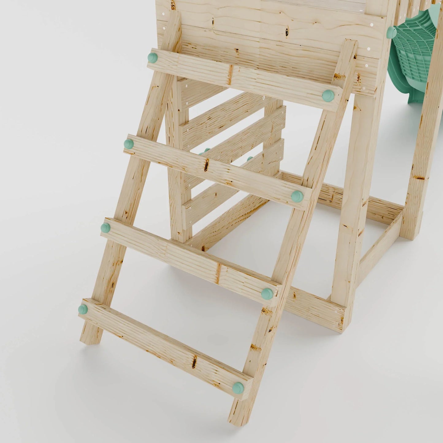 Climbing Frame With Single Swing - Eldertree Forest I