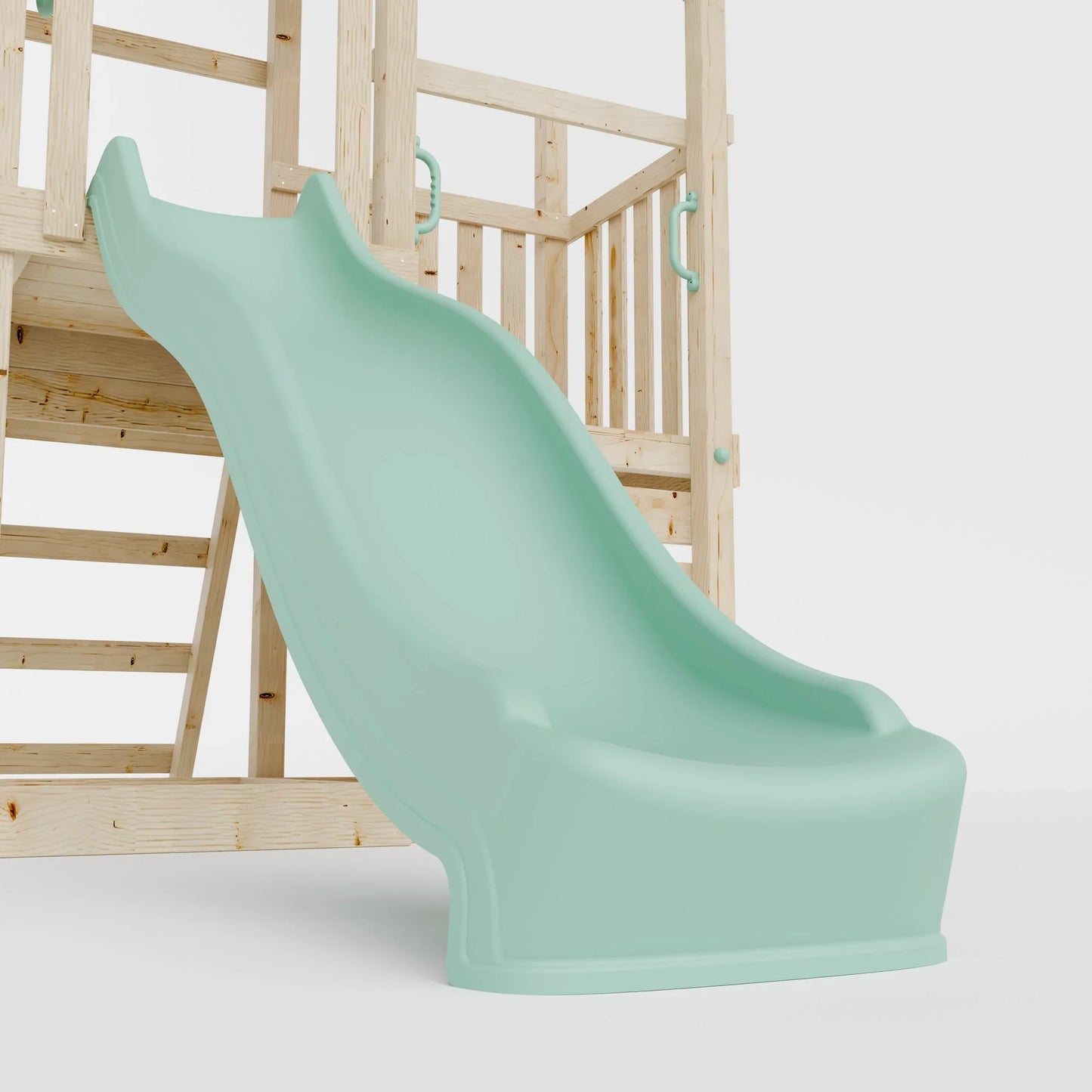 Climbing Frame With Step Up & Single Swing - Willow Way IV