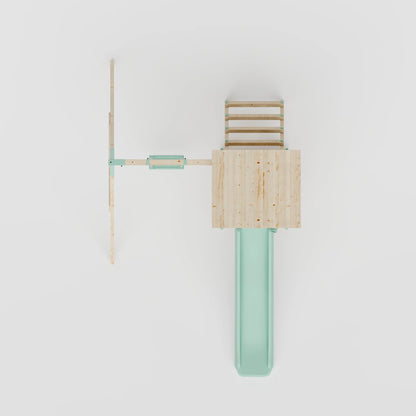 Climbing Frame With Single Swing - Bramblewick Forest I