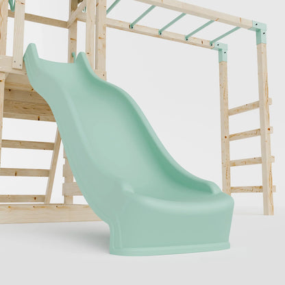 Climbing Frame With Single Swing & Monkey Bars - Bramblewick Forest III