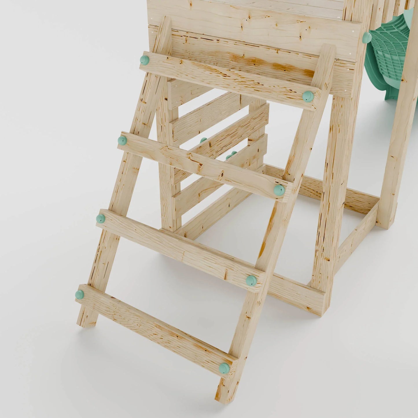 Climbing Frame With Single Swing - Enchanted Grove I