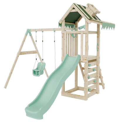 Climbing Frame With Double Swing - Eldertree Forest V