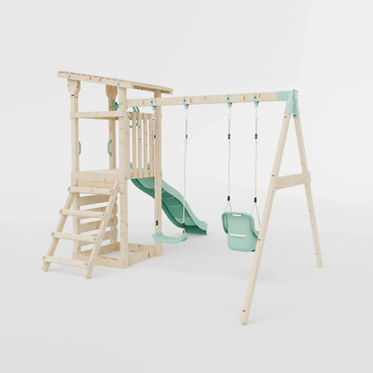 Climbing Frame with Double Swing - Willow Way VIII