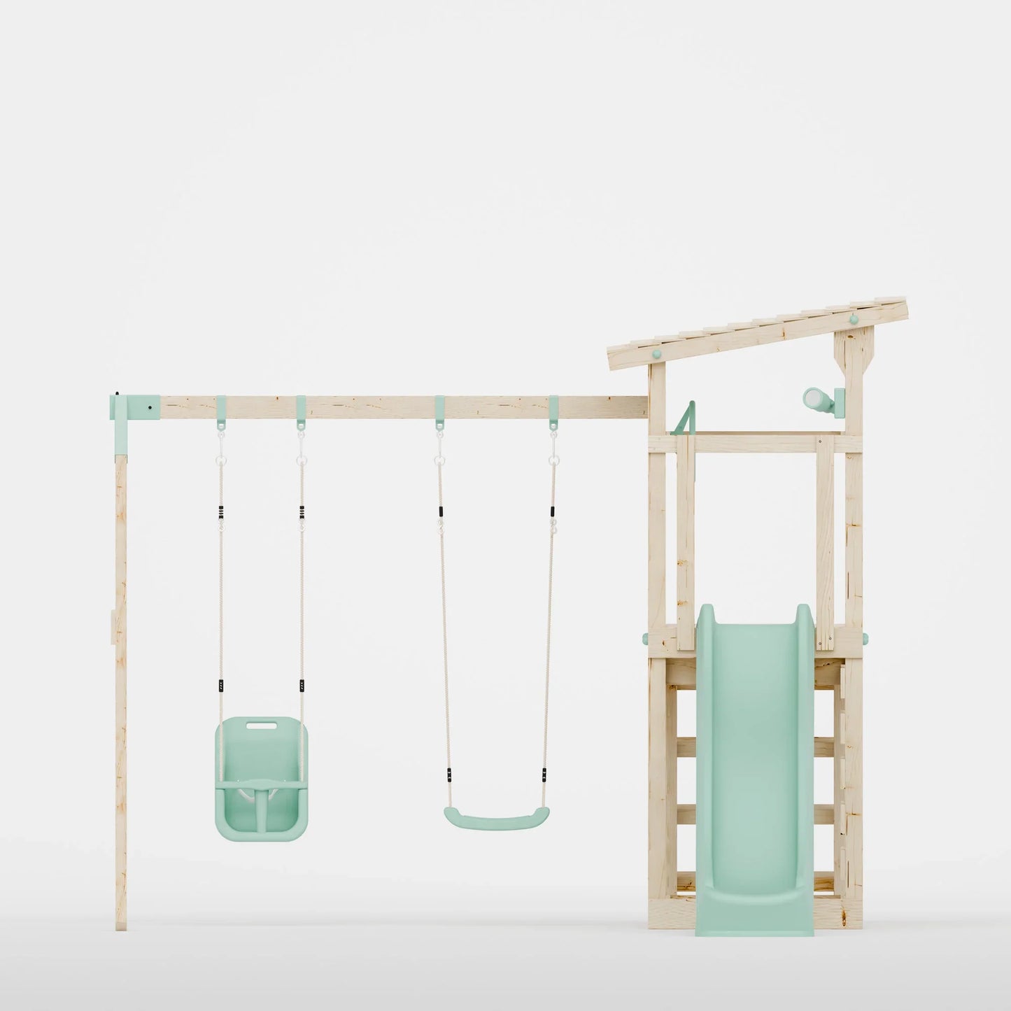 Climbing Frame with Double Swing - Willow Way VIII