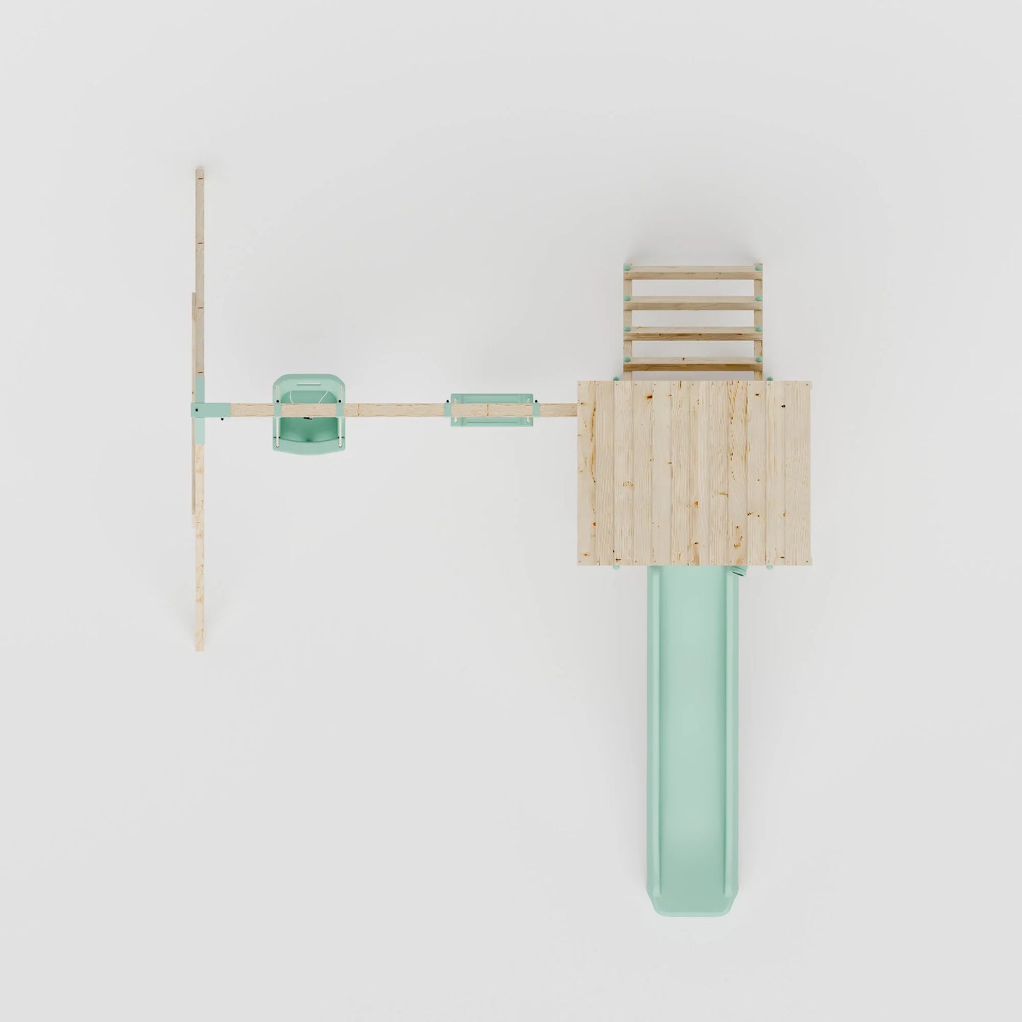 Climbing Frame with Double Swing - Willow Way VIII