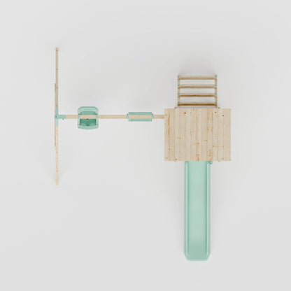 Climbing Frame with Double Swing - Willow Way VIII