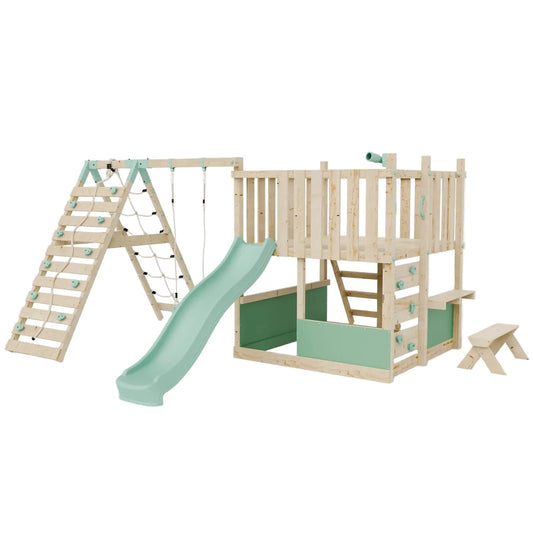 LittleSummit Tower with Swing & Climbing Wall