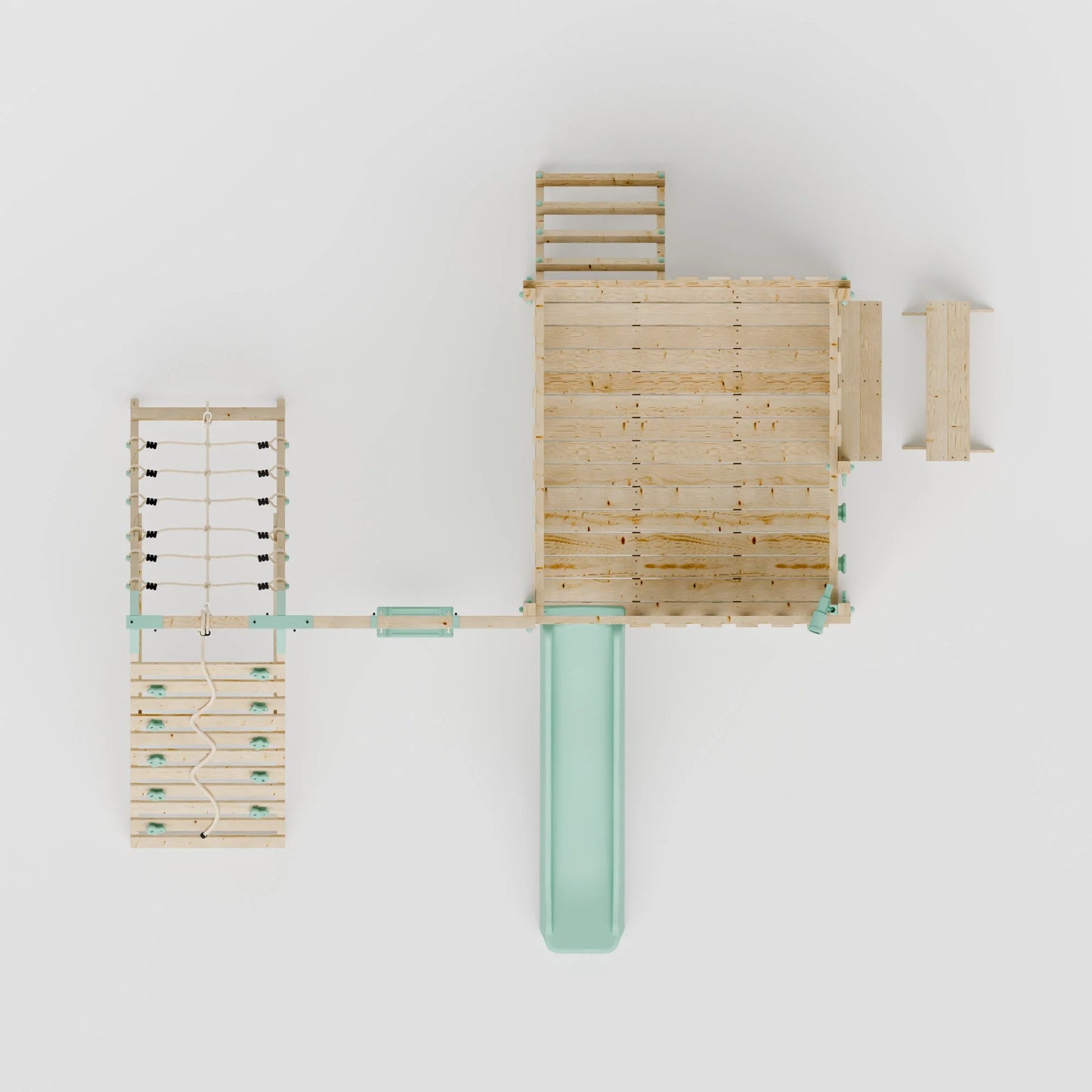 LittleSummit Tower with Swing & Climbing Wall